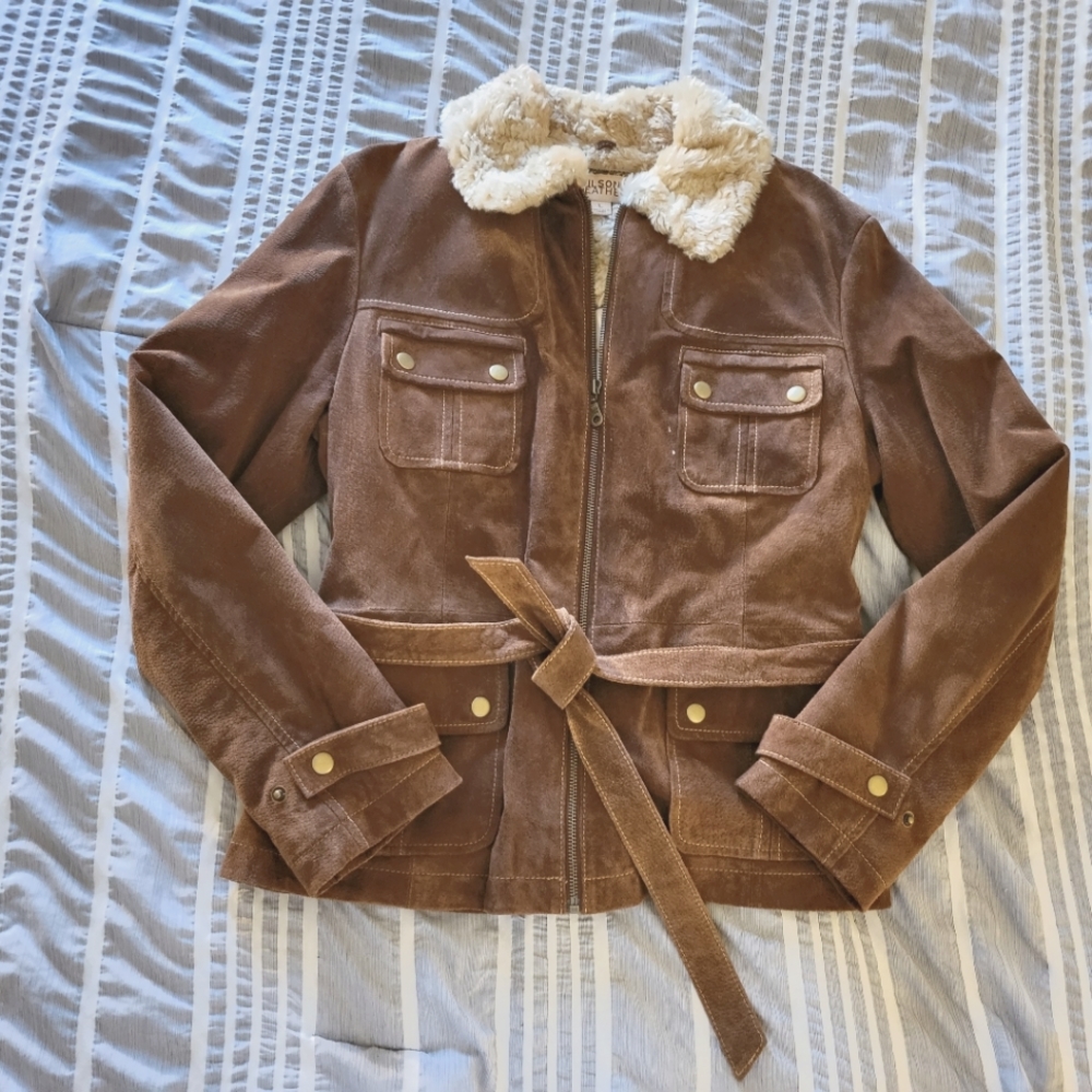 Wilson Genuine Leather Brown Jacket